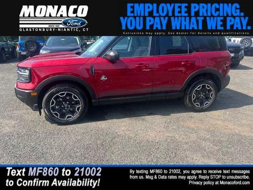 RUBY RED METALLIC TC 2025 Ford Bronco Sport Outer Banks