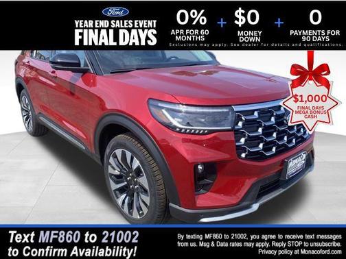 2025 Ford Explorer Platinum