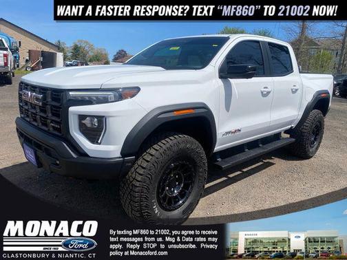 Summit White 2024 GMC Canyon AT4X