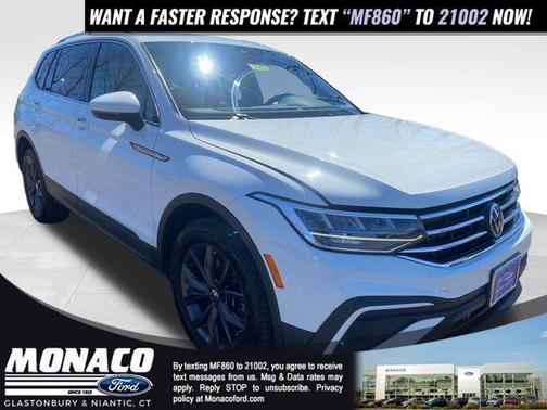 Pure White 2022 Volkswagen Tiguan 2.0T SE