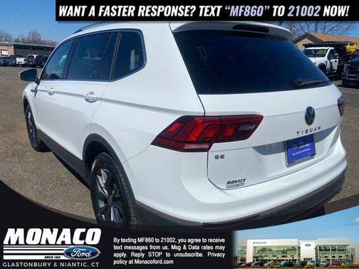 Pure White 2022 Volkswagen Tiguan 2.0T SE