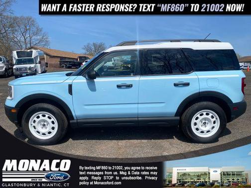 ROBIN'S EGG BLUE 2025 Ford Bronco Sport HERITAGE