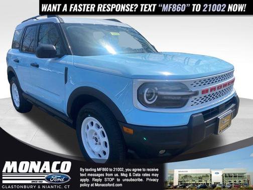 ROBIN'S EGG BLUE 2025 Ford Bronco Sport HERITAGE