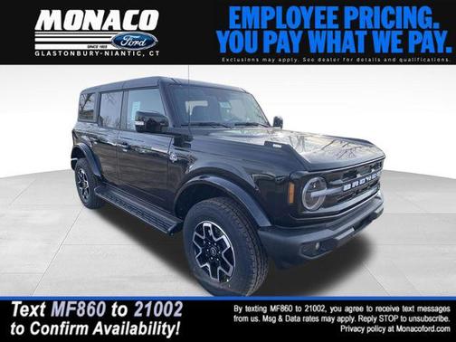 SHADOW BLACK 2025 Ford Bronco Outer Banks
