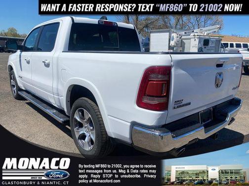 Bright White Clearcoat 2022 RAM 1500 LARAMIE