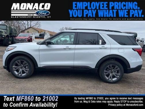 SPACE WHITE METALLIC 2026 Ford Explorer Active w/200A Pkg
