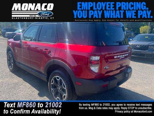 RUBY RED METALLIC TC 2025 Ford Bronco Sport Outer Banks