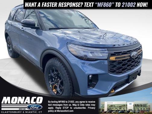 Vapor Blue Metallic 2026 Ford Explorer Tremor