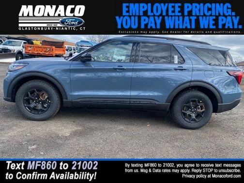 Vapor Blue Metallic 2026 Ford Explorer Tremor