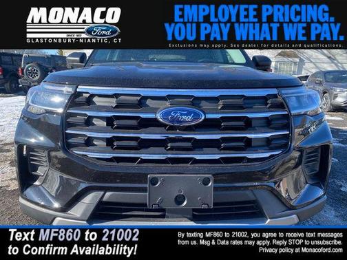 AGATE BLACK METALLIC 2026 Ford Explorer Active (200A)