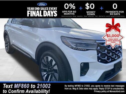 2026 Ford Explorer Platinum