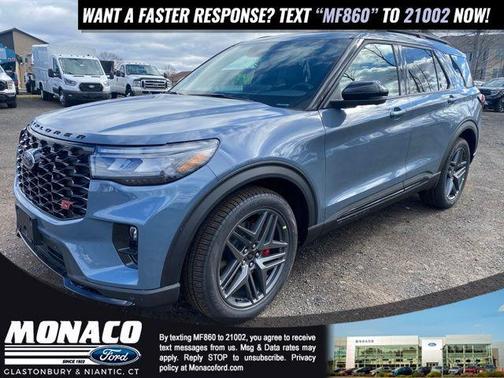 Vapor Blue Metallic 2026 Ford Explorer ST
