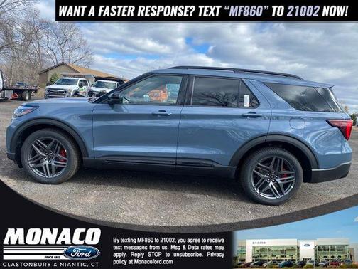Vapor Blue Metallic 2026 Ford Explorer ST