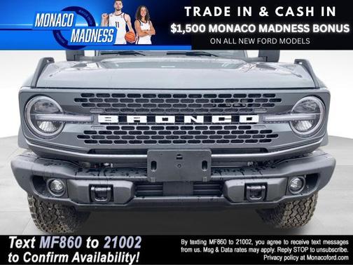 Carbonized Gray Metallic 2026 Ford Bronco Badlands