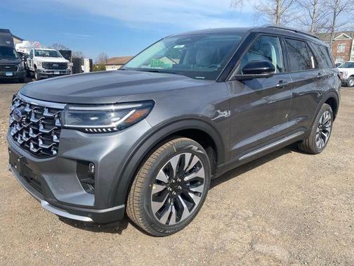 Carbonized Gray Metallic 2026 Ford Explorer Platinum