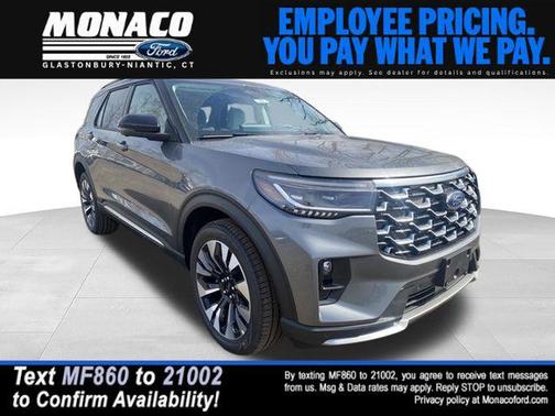 Carbonized Gray Metallic 2026 Ford Explorer Platinum