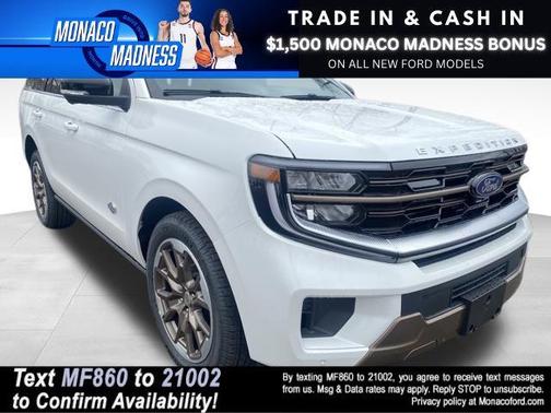 Star White Metallic Tri-Coat 2026 Ford Expedition King Ranch