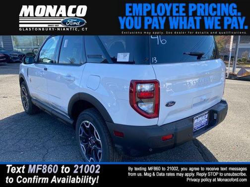 OXFORD WHITE 2025 Ford Bronco Sport Outer Banks