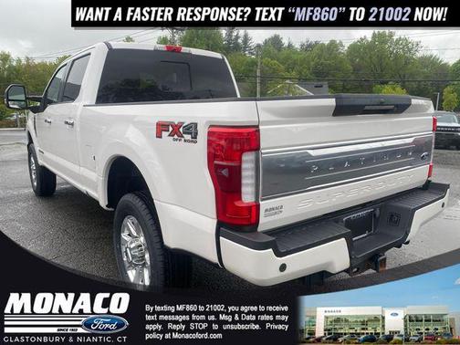 WHITE PLATINUM MET TRI-COAT 2017 Ford F-350 Platinum