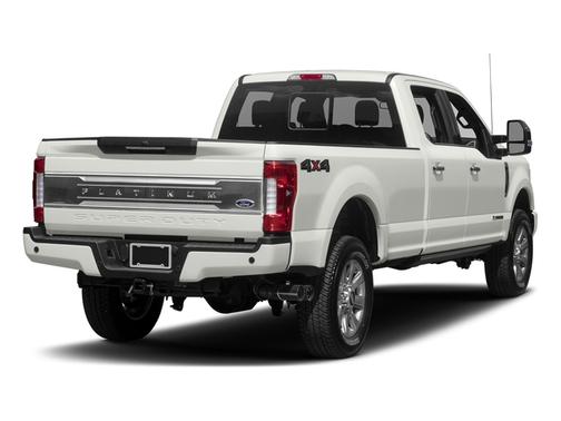 WHITE PLATINUM MET TRI-COAT 2017 Ford F-350 Platinum