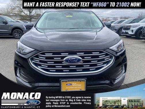AGATE BLACK METALLIC 2022 Ford Edge SEL