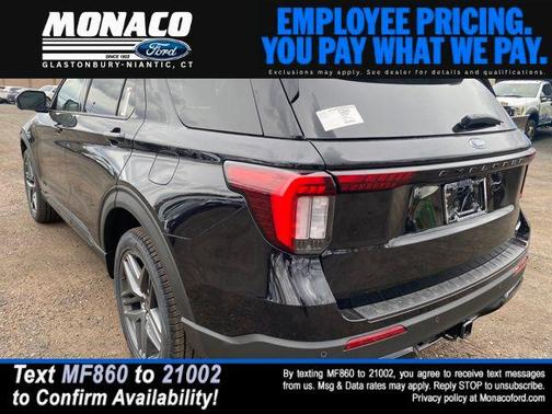 Agate Black Metallic 2026 Ford Explorer ST-Line