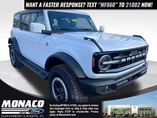 OXFORD WHITE 2025 Ford Bronco Outer Banks