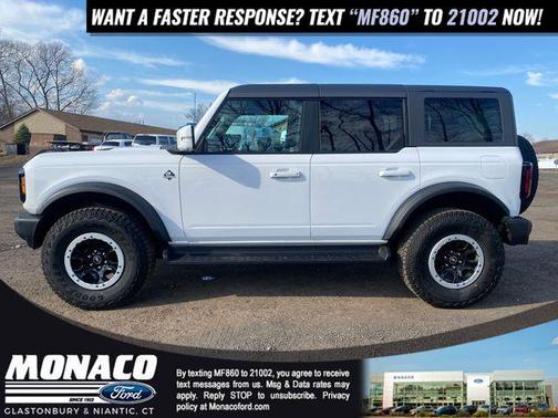 OXFORD WHITE 2025 Ford Bronco Outer Banks