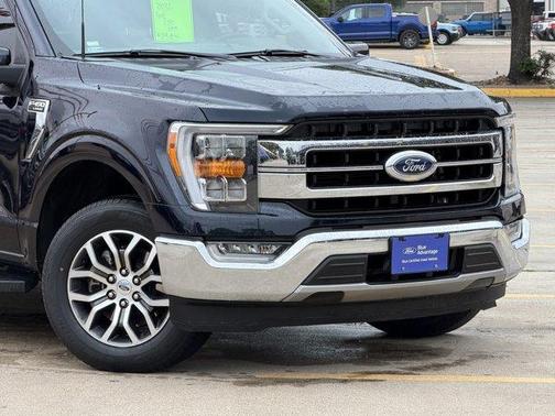 Antimatter Blue Metallic 2022 Ford F-150 Lariat