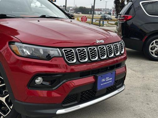 Red 2025 Jeep Compass Limited