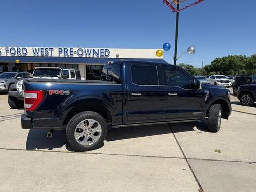 Antimatter Blue Metallic 2023 Ford F-150 Platinum
