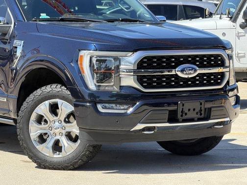 Antimatter Blue Metallic 2023 Ford F-150 Platinum