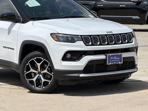 Bright White Clearcoat 2025 Jeep Compass Limited