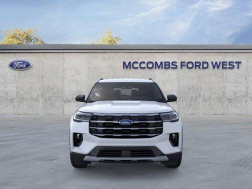 Space White Metallic 2026 Ford Explorer Active