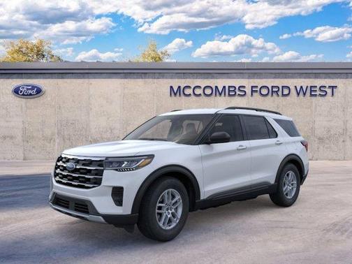 Space White Metallic 2026 Ford Explorer Active