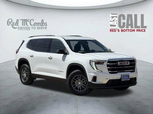 Summit White 2025 GMC Acadia Elevation