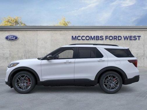 Space White Metallic 2026 Ford Explorer ST