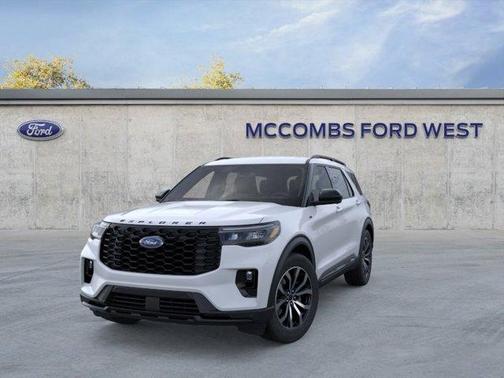 Space White Metallic 2026 Ford Explorer ST-Line