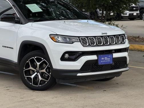 Bright White Clearcoat 2025 Jeep Compass Limited