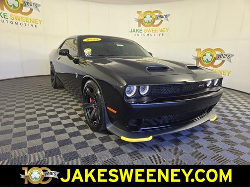 Pitch Black Clearcoat 2020 Dodge Challenger SRT Hellcat
