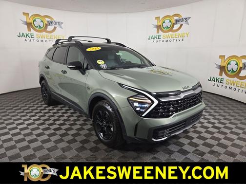 Jungle Green/Ebony Black Roof 2024 Kia Sportage S