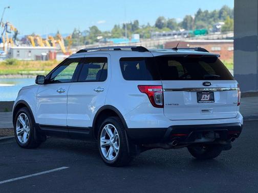 White Platinum Metallic Tri-Coat 2012 Ford Explorer Limited