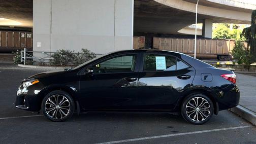 Black Sand Pearl 2016 Toyota Corolla S Plus