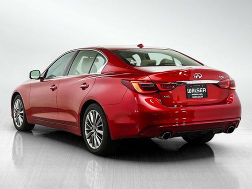 Dynamic Sunstone Red 2023 INFINITI Q50 LUXE