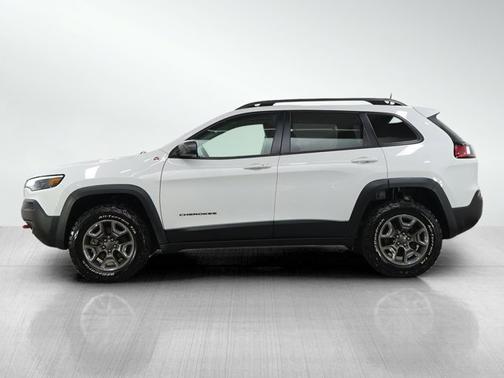 Bright White Clearcoat 2019 Jeep Cherokee Trailhawk