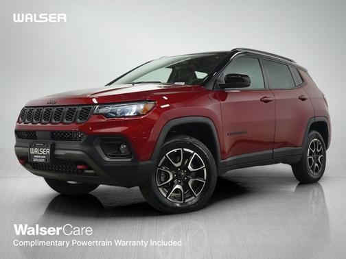 Red Hot Pearlcoat 2025 Jeep Compass Trailhawk