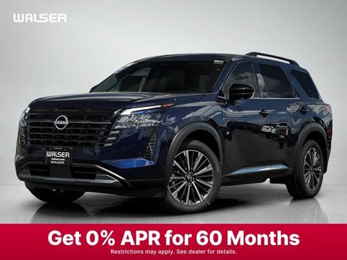 Deep Ocean Blue Pearl 2026 Nissan Pathfinder Platinum