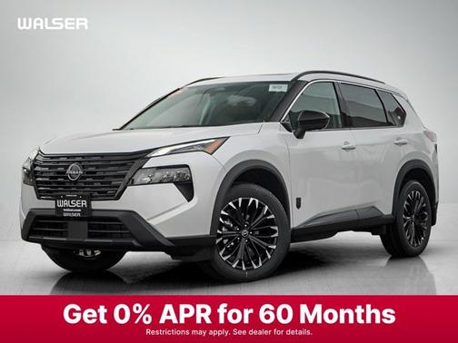 Everest White Pearl Tricoat 2026 Nissan Rogue Dark Armor