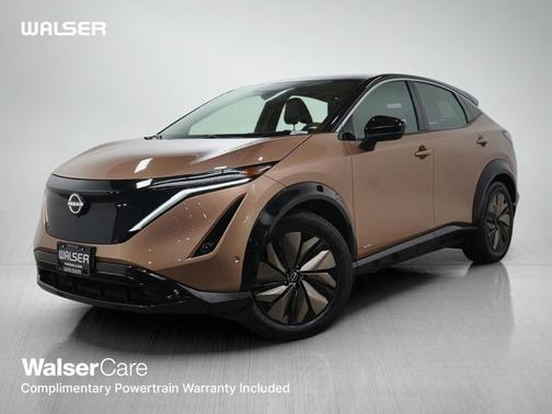 Sunrise Copper Pearl/Black Diamond Pearl 2023 Nissan ARIYA PREMIERE
