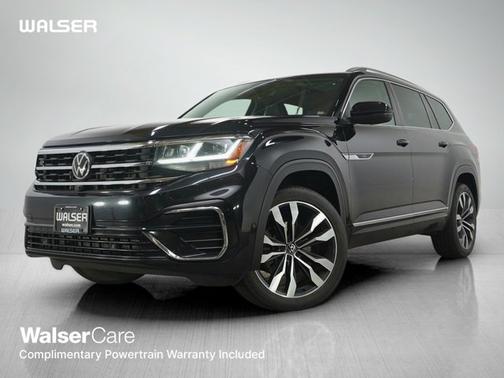 Black 2022 Volkswagen Atlas 3.6L V6 SEL Premium R-Line